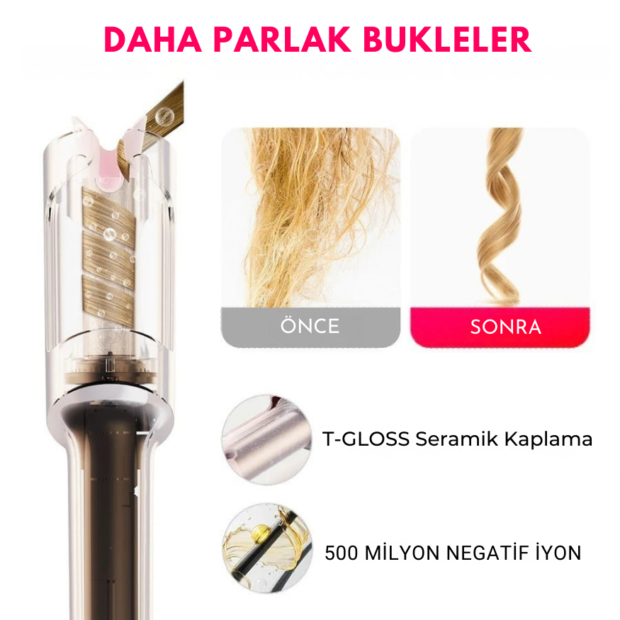 Belanvior™ Otomatik Bukle Saç Maşası
