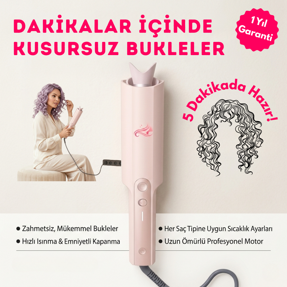 Belanvior™ Otomatik Bukle Saç Maşası